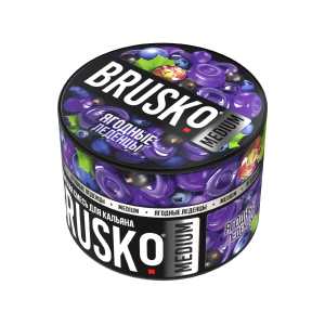 Табак Brusko Medium, 50гр "Ягодные леденцы"