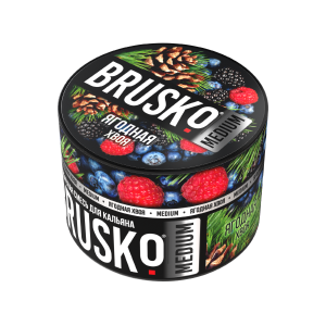 Табак Brusko Medium, 50гр "Ягодная хвоя"