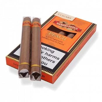 Сигариллы HANDELSGOLD Cigarillos Peach 1уп/5шт