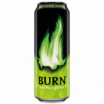 Напиток Burn Apple-Kiwi 0.45л