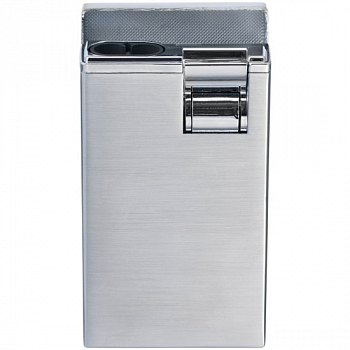 Зажигалка S.QUIRE FL011 Steel газовая/турбо/двойное пламя/сталь