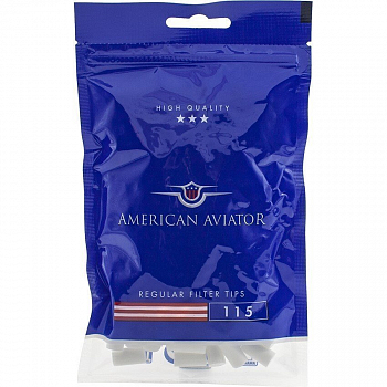 Фильтры AMERICAN AVIATOR Regular 8/15мм 115шт / Бумага 50шт
