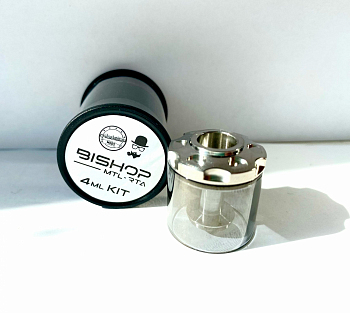 Набор (колба+шахта) 4мл для Bishop MTL (silver)