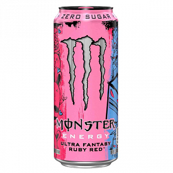Напиток MONSTER ENERGY ULTRA FANTASY RUBY RED 0.5л