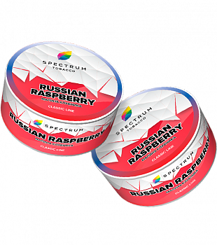 Табак Spectrum, 25гр "RUSSIAN RASPBERRY / Малина и клубника"