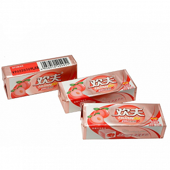 Жевательная резинка "Хуан" Персик 1шт/40уп