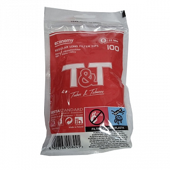 Фильтры T&T Regular Long 8/22мм 100шт