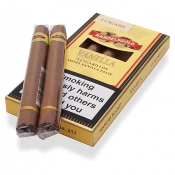 Сигариллы HANDELSGOLD Cigarillos Vanilla 1уп/5шт