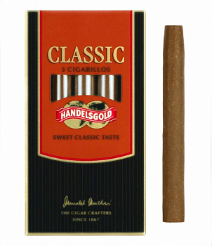 Сигариллы HANDELSGOLD Cigarillos Classic 1уп/5шт