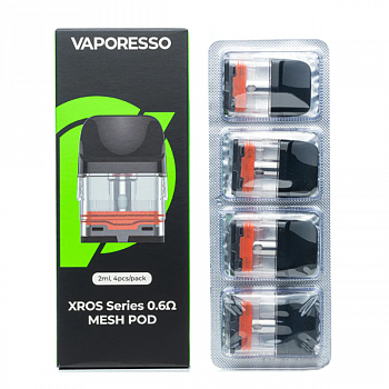 Картридж Vaporesso XROS 0.6ohm Top Filling 2мл 1шт/4уп