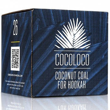 Cocoloco 26мм, 64шт/уп - уголь для кальяна