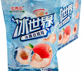 Охлаждающие леденцы "TAI KEE" Персик 26гр 1шт/20уп