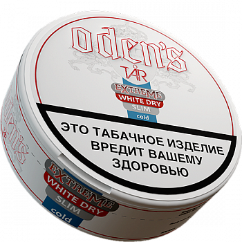 Жевательный табак Odens (M-Tech.) "White Dry Slim" 13гр