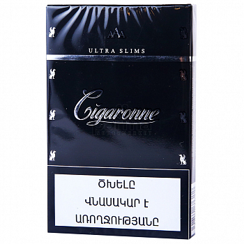 Сигареты CIGARONNE Ultra Slims Black
