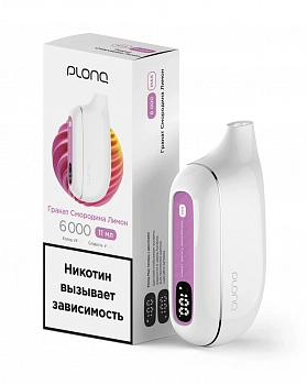 ОЭСДН Plonq MAX 6000 "Гранат Смородина Лимон" 20мг