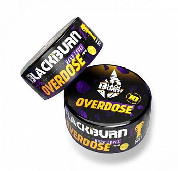 Табак Burn Black, 25гр "Overdose / Лайм-лимон"