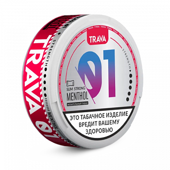 Жевательный табак TRAVA SLIM STRONG "MENTHOL"