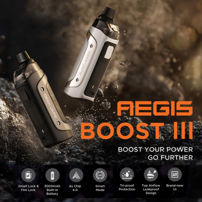 Geek Vape Aegis Boost 3 3000mAh KIT (Black)